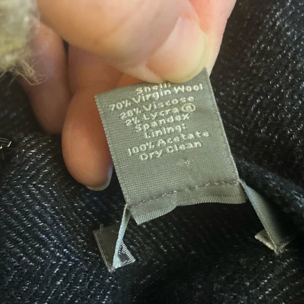 Ann Taylor Wool Blend Gray Skirt Size 12